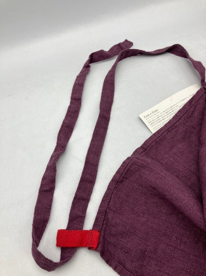 Lino e Lina リーノエリーナ リネン100％  エプロン 中古 D4