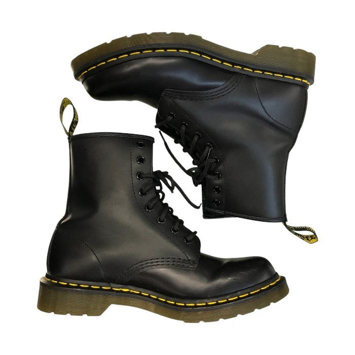Dr.Martens ドクターマーチン 8ホールブーツ レディース レザー レースアップ 定番 ブラック UK6(25cm) 11821 中古 T1