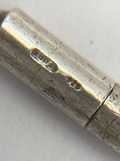 GUCCI グッチ ドッグタグ プレート ネックレス シルバー925 中古 D4