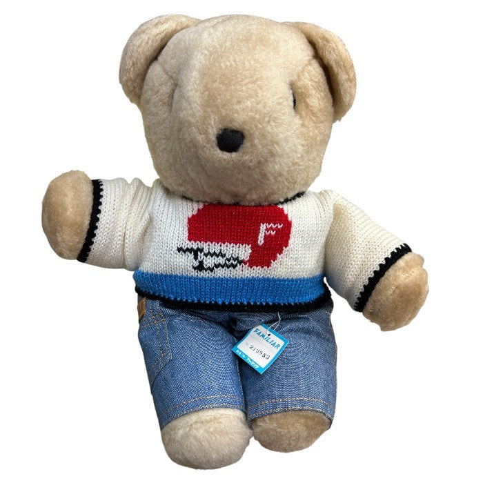 FAMILIAR ファミリア テディベア ぬいぐるみ 熊 クマ 昭和レトロ おもちゃ ホビー かわいい 中古 W４