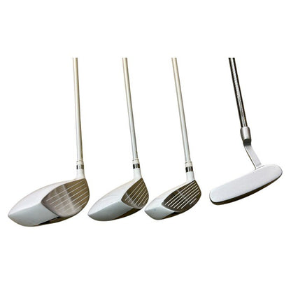 PUPPY’S PAW 仔犬の肉球 レディース ゴルフセット クラブ8本+キャディバッグ付 (ホワイト/ピンク) ウッド アイアン パターユーティリティ スポーツ 中古 W1