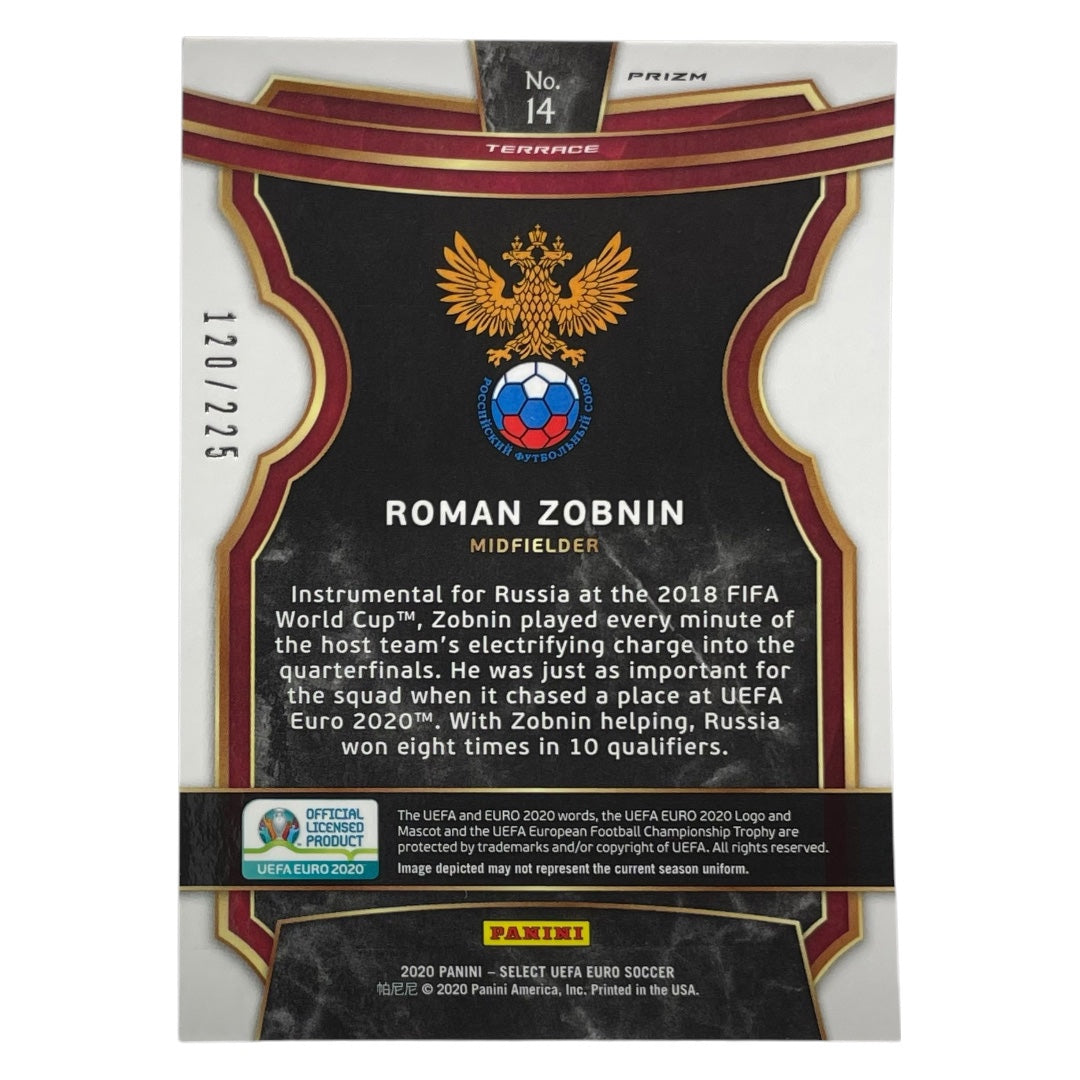 PANINI サッカーカード SELECT UEFA EURO PRIZM ROMAN ZOBNIN RUSSIA /225 #14 中古 IT2