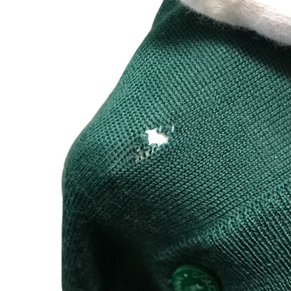 DOLCE＆GABBANA ドルチェ＆ガッバーナ レースコンビ カーディガン 38 トップス グリーン レディース 春 中古 W1