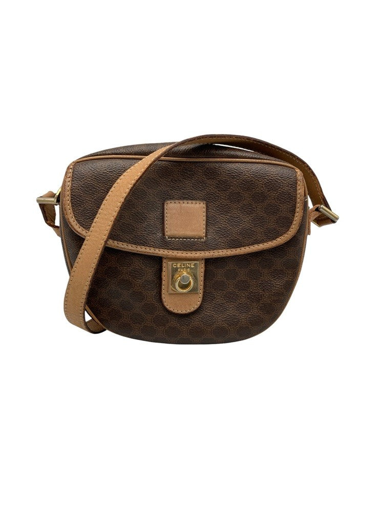 CELINE セリーヌ マカダム ショルダーバッグ 中古 D4