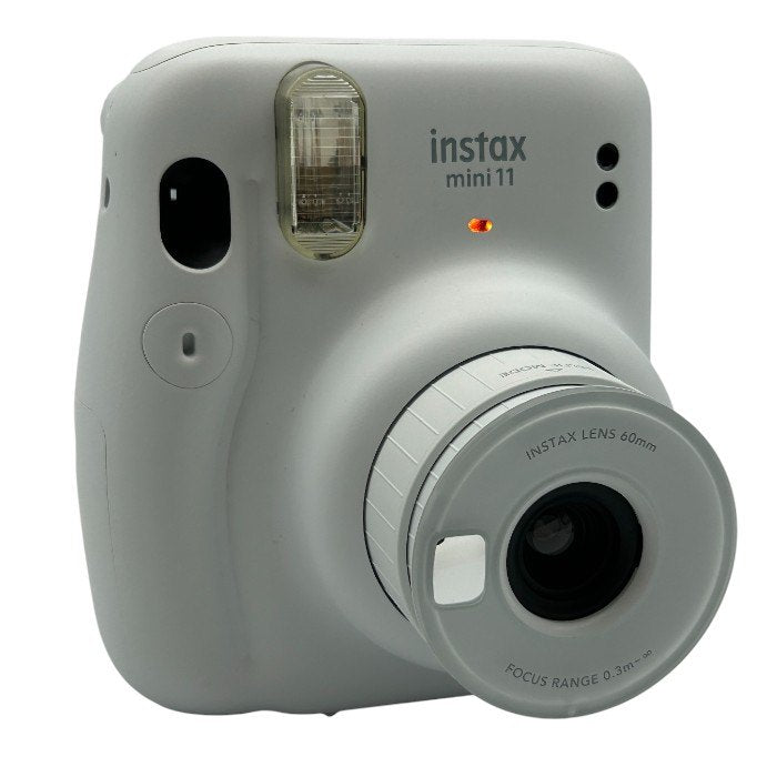 FUJIFILM 富士フィルム instax mini11 インスタックス ミニ ICE WHITE チェキ カメラ セルフィーモード 中古 W1