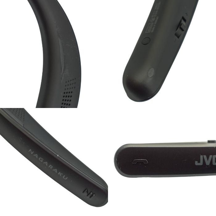 JVC NAGARAKU SP-A10BT-B ウェアラブルネックスピーカー ワイヤレス Bluetooth ブラック 中古 a1