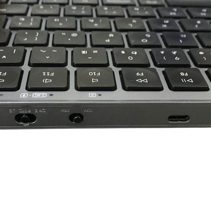 keychron B1 Pro ウルトラスリム ワイヤレスキーボード JIS版 スペースグレイ 2.4GHz/Bluetooth 無線/有線 B1P-K1-JIS 中古 T1