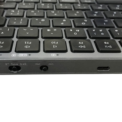 keychron B1 Pro ウルトラスリム ワイヤレスキーボード JIS版 スペースグレイ 2.4GHz/Bluetooth 無線/有線 B1P-K1-JIS 中古 T1