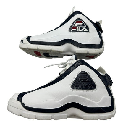 FILA GL GRANT HILL 2 フィラ ジーエル グラント・ヒル スニーカー 27.5cm 靴 シューズ メンズ ホワイト ネイビー 中古 W４
