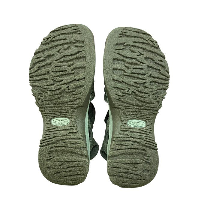 KEEN キーン ローズサンダル ウィメンズ オールシーズン カジュアル  シイタケ ベージュ 24cm 1016729 中古 N1