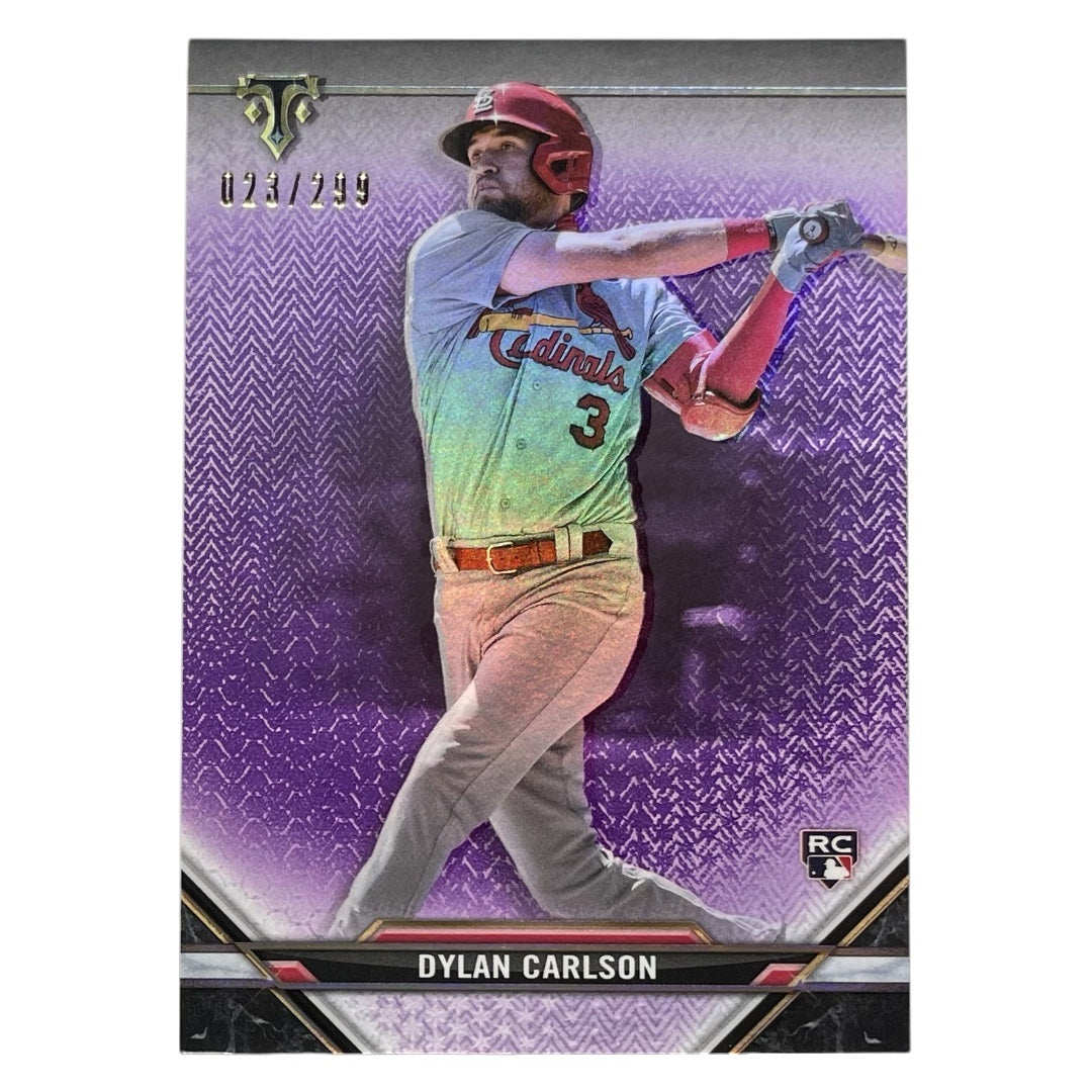 TOPPS MLBカード TRIPLE THREADS DYLAN CARLSON ST. LOUIS CARDINALS /299 #19 中古 IT2