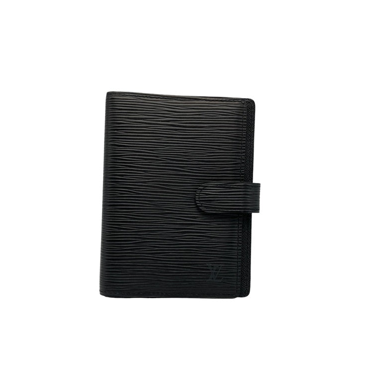 LOUIS VUITTON エピ アジェンダPM 手帳カバー ブラック R20052 中古 D4