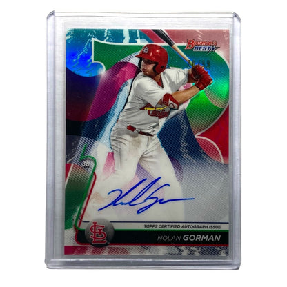 TOPPS MLBカード BOWMAN'S BEST NOLAN GORMAN CARDINALS 70/99 #B20-NGO 中古 IT2