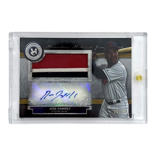 TOPPS MLBカード MUSEUM COLLECTION JOSE RAMIREZ CLEVELAND INDIANS 15/15 #JPA-JR 中古 IT1