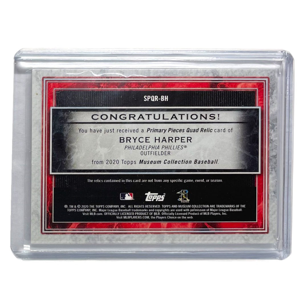 TOPPS MLBカード MUSEUM COLLECTION BRYCE HARPER PHILADELPHIA PHILLIES /99 #SPQR-BH 中古 IT2