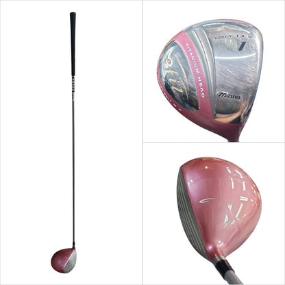 MIZUNO ミズノ efil エフィル オリジナルカーボン L 13.5度 レディースドライバー & マレット型 パター 中古 H4