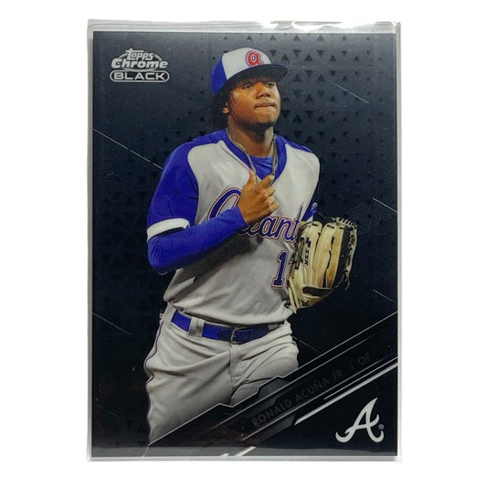 TOPPS MLBカード CHROME RONALD ACUNA JR. BRAVES #75 中古 IT2