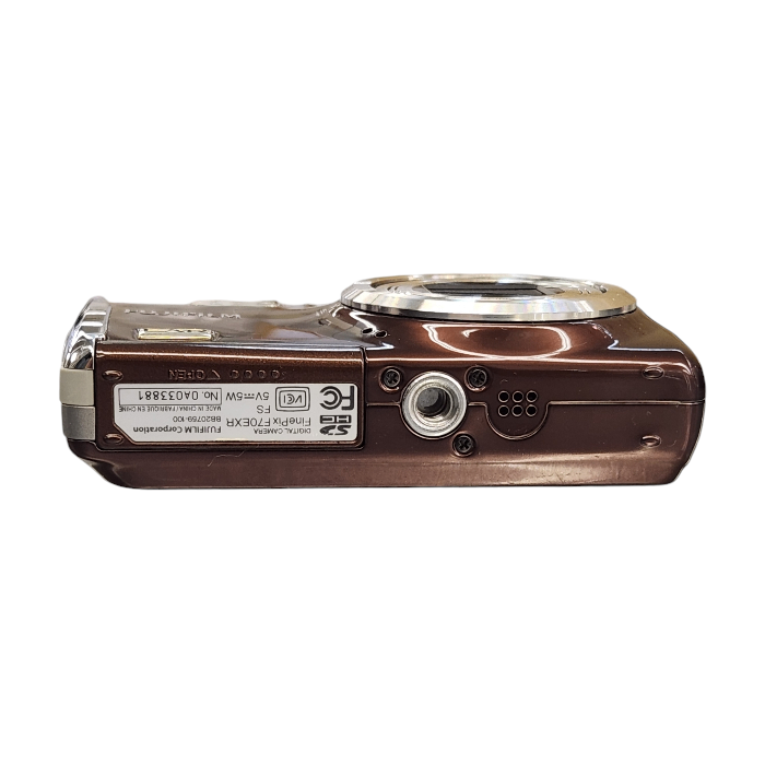 FUJIFILM フジフイルム FinePix ファインピックス デジタルカメラ ブラウン 光学10倍ズーム ブレ防止 フィルム F70 EXR 中古 T1