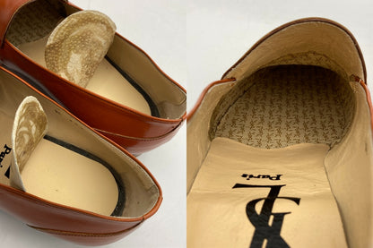 Yves Saint Laurent イヴサンローラン Uチップ ローファー スリッポン 26.5cm メンズ 中古 D4