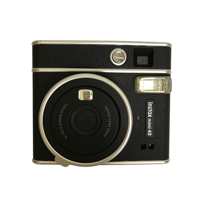 FUJIFILM インスタントカメラ チェキ instax mini 40 INS MINI 40 富士フィルム カメラ ケース付き 中古 Ｗ1