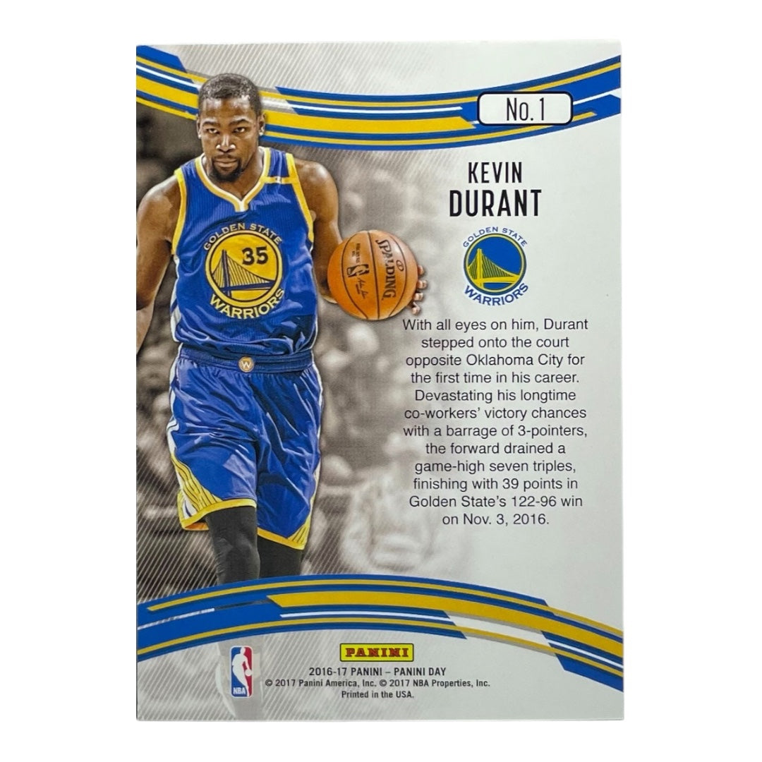 PANINI NBAカード PANINI DAY KEVIN DURANT GOLDEN STATE WARRIORS #1 中古 IT2