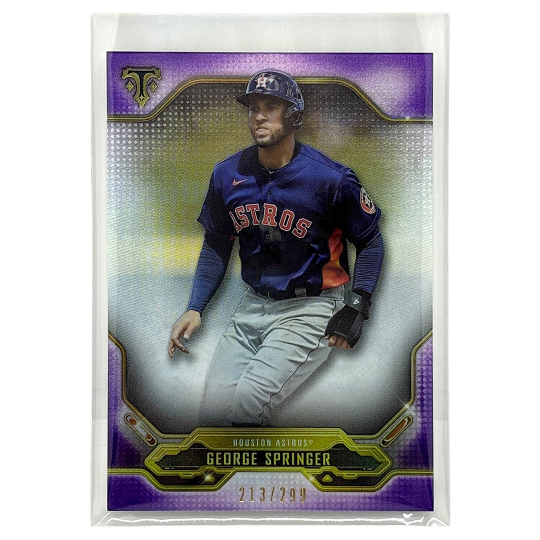 TOPPS MLBカード TRIPLE THREADS GEORGE SPRINGER HOUSTON ASTROS /299 #37 中古 IT1