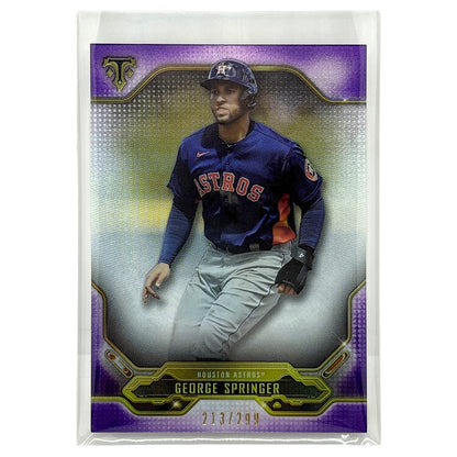 TOPPS MLBカード TRIPLE THREADS GEORGE SPRINGER HOUSTON ASTROS /299 #37 中古 IT1