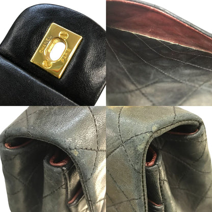 CHANEL シャネル マトラッセ25 ハンドバッグ レディース チェーン ゴールド金具 ヴィンテージ 80年代 ブラック 中古 T1