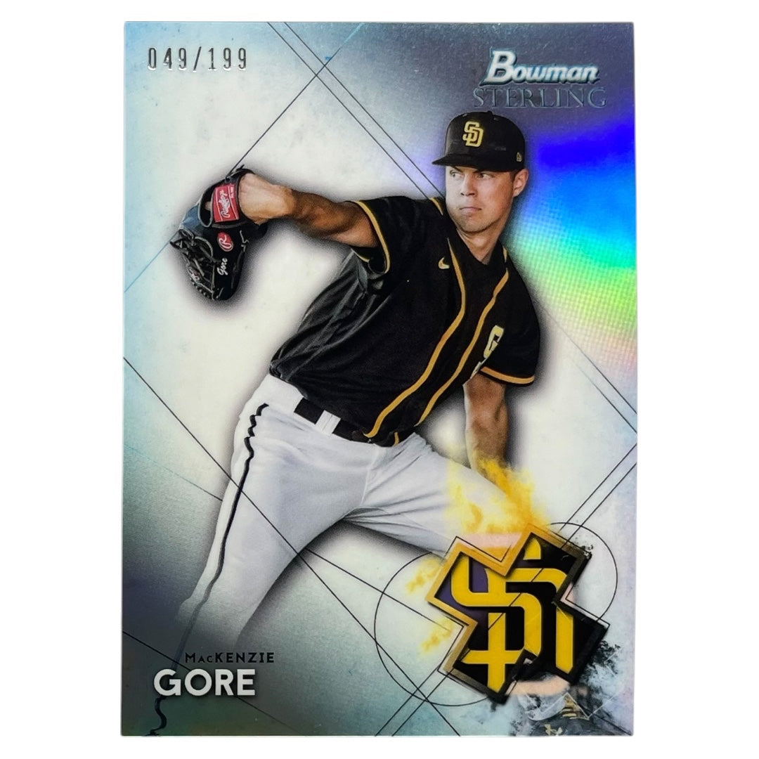 TOPPS MLBカード BOWMAN STERLING MACKENZIE GORE SAN DIEGO PADRES /199 #BSP-10 中古 IT2