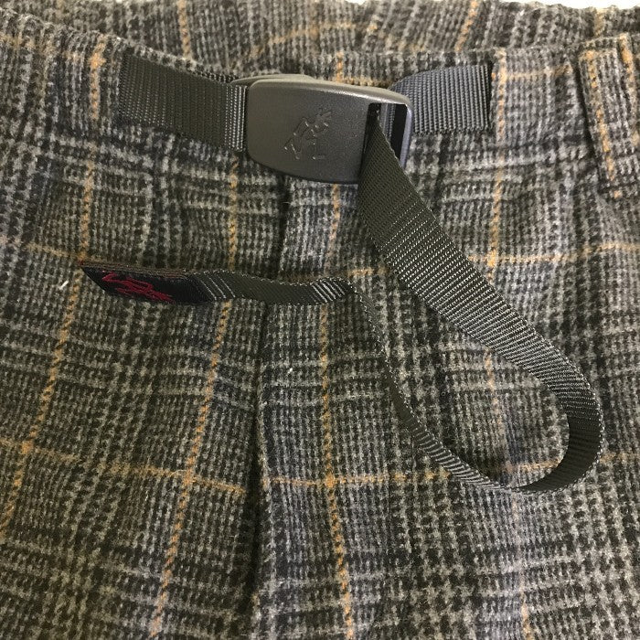 グラミチ GRAMICCI メンズ ウール ブレンド ニューナローパンツ GMP-19F061 (S, GCG：グレンチェックグレー) 秋 冬 チェック柄 中古 W1