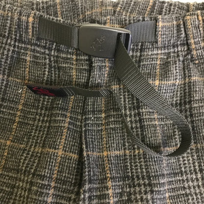 グラミチ GRAMICCI メンズ ウール ブレンド ニューナローパンツ GMP-19F061 (S, GCG：グレンチェックグレー) 秋 冬 チェック柄 中古 W1