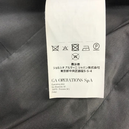 EMPORIO ARMANI エンポリオアルマーニ チェスターコート メンズ 19AW SARTORIAL DECO ウール/アルパカ混 グレー 44サイズ 41LSE0 41901 中古 T1