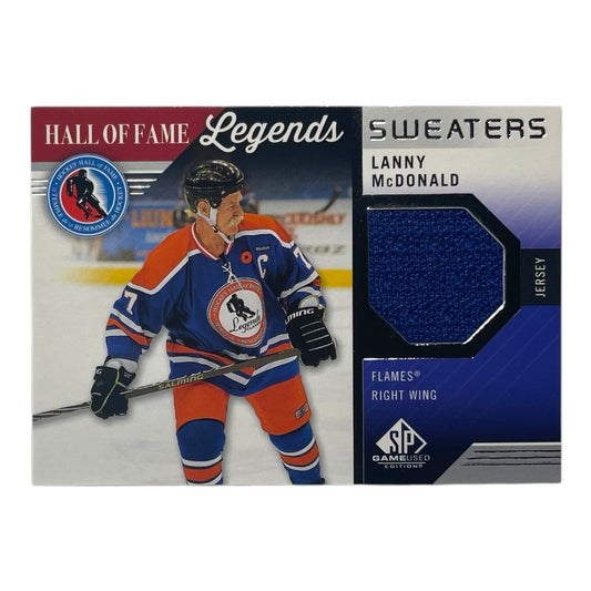 UPPER DECK NHLカード SP GAME USED LANNY MCDONALD FLAMES #HOF-LM 中古 IT2