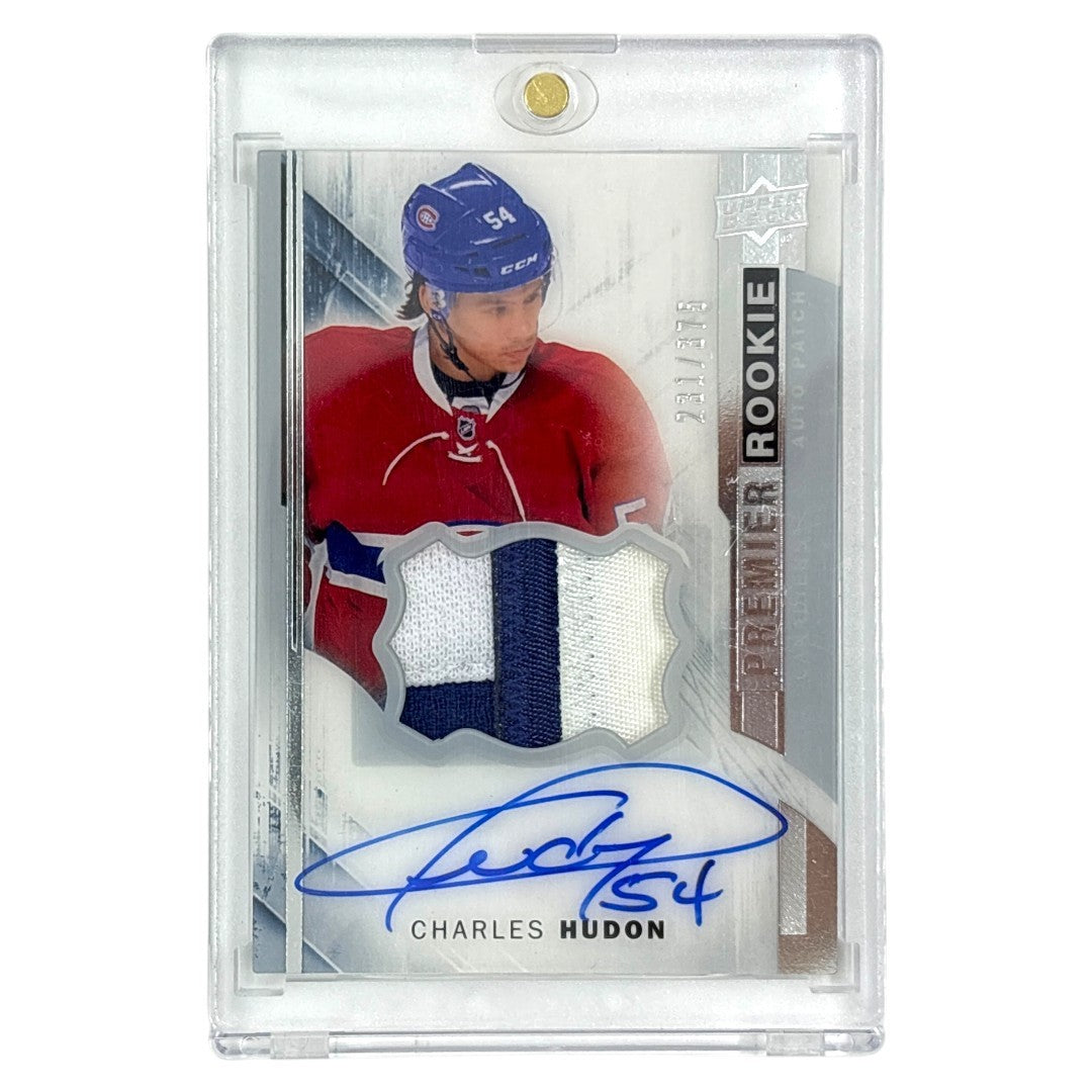 UPPER DECK NHLカード PREMIER CHARLES HUDON CANADIENS /375 #94 中古 IT1