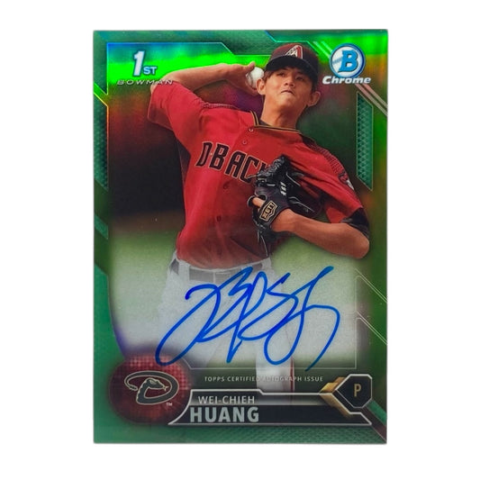 TOPPS MLBカード BOWMAN CHROME 1ST WEI-CHIEH HUANG ARIZONA DIAMONDBACKS /99 #CPA-WH 中古 IT2