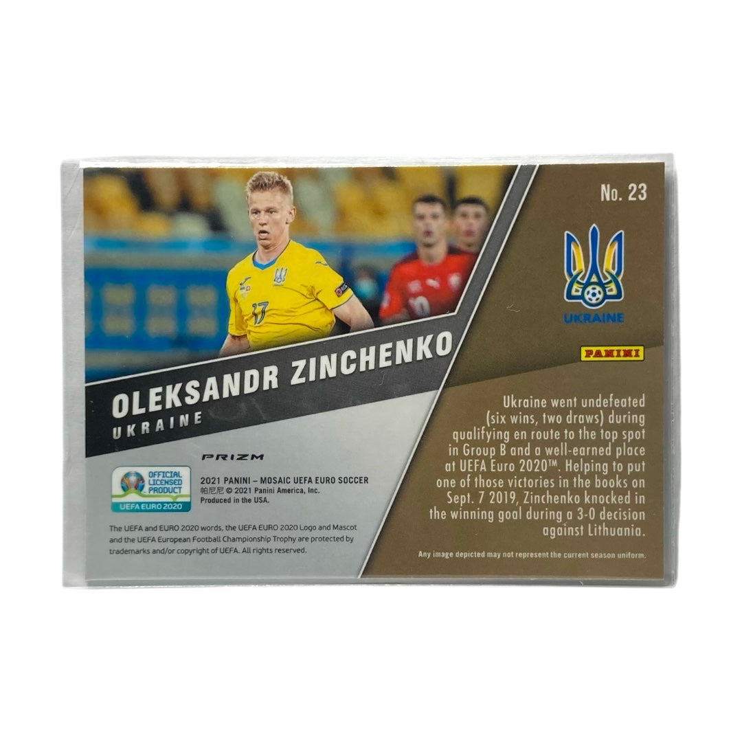 PANINI サッカーカード MOSAIC UEFA EURO PRIZM OLEKSANDR ZINCHENKO UKRAINE #23 中古 IT2