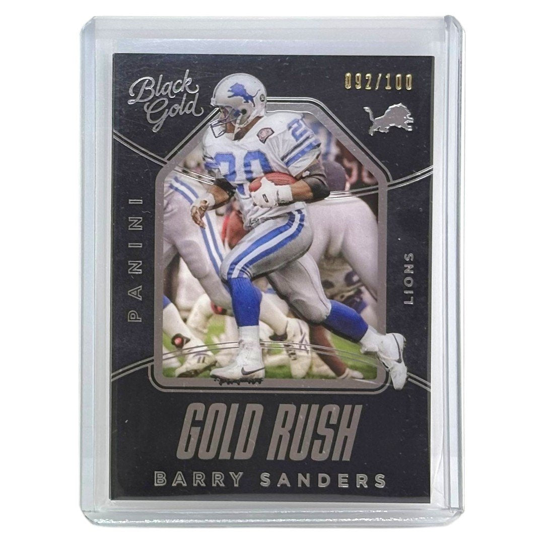PANINI NFLカード BLACK GOLD BARRY SANDERS LIONS /100 #RU1 中古 IT1