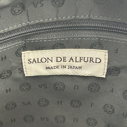 SALON DE ALFURD サロンドアルフォード レザー ２WAYバッグ 本革 ショルダー レディース ブラック 日本製 おしゃれ 中古 W４