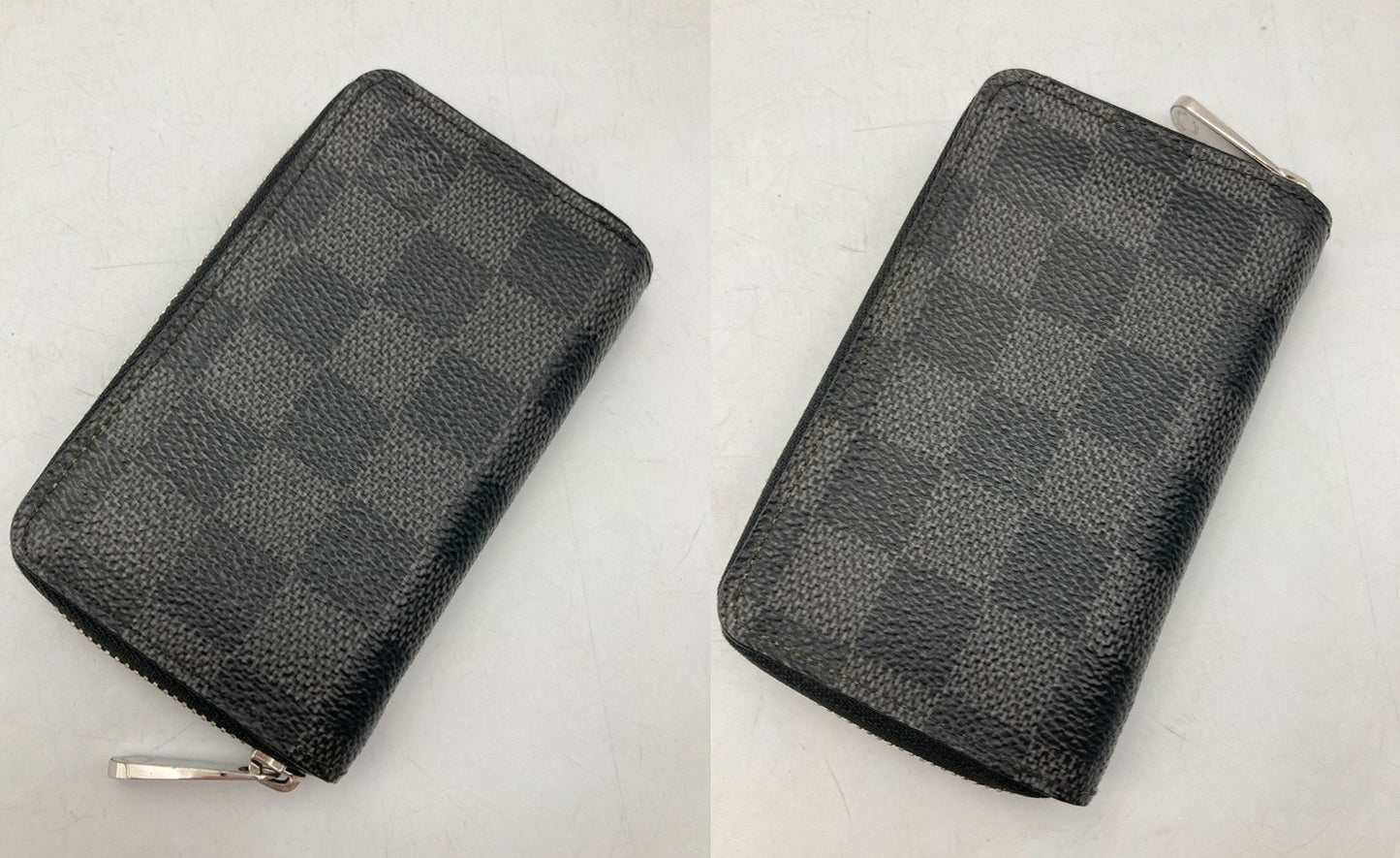 LOUIS VUITTON ルイヴィトン ジッピーコインパース ダミエ グラフィット N63076 中古 D4