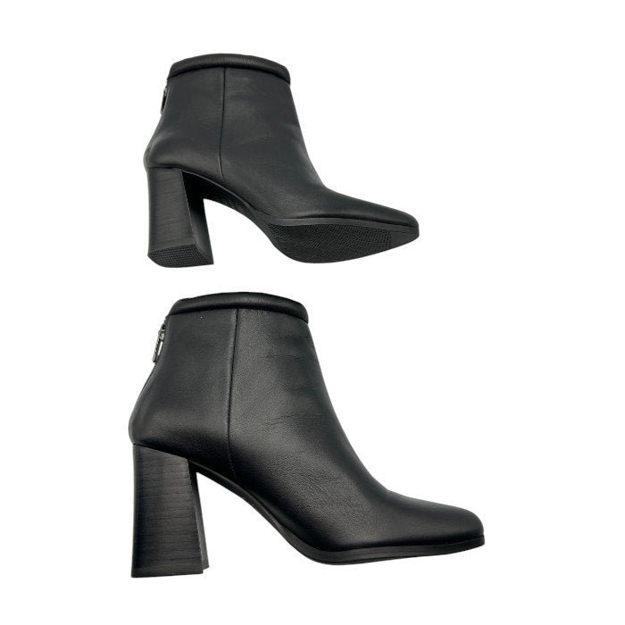 POOL SIDE プールサイド レザー ショートブーツ AR17190AL 22.5cm 靴 シューズ レディース ヒール 中古 W４