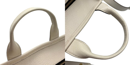 MARC JACOBS THE TOTE ミニ 2WAY バッグ ホワイト マークジェイコブス トートバッグ ショルダー ブランド レディース 中古 W４