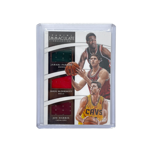PANINI NBAカード IMMACULATE COLLECTION JABARI PARKER DOUG McDERMOTT JOE HARRIS 27/99 #T-JDJ 中古 IT1