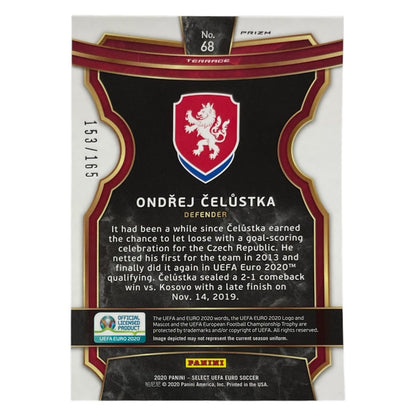 PANINI サッカーカード SELECT UEFA EURO PRIZM ONDREJ CELUSTKA CZECH REPUBLIC /165 #68 中古 IT2