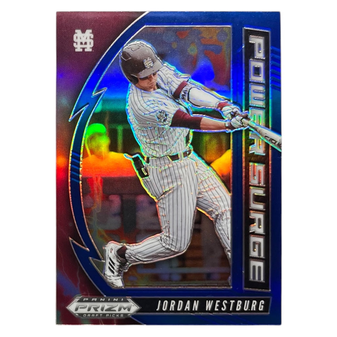 PANINI MLBカード PRIZM DRAFT PICKS JORDAN WESTBURG MISSISSIPPI STATE UNIVERSITY #PDP172 中古 IT2