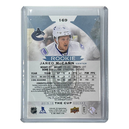 UPPER DECK NHLカード THE CUP JARED McCANN VANCOUVER CANUCKS /249 #169 中古 IT1