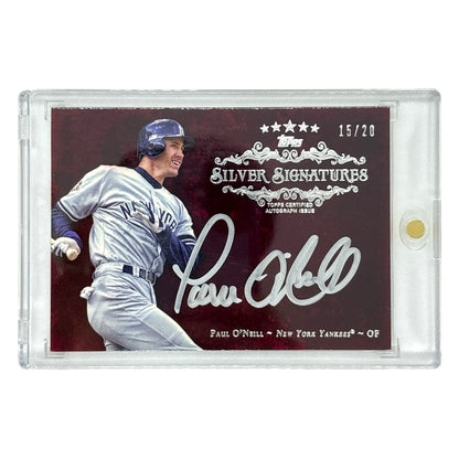 TOPPS MLBカード FIVE STAR SILVER SIGNATURES PAUL O'NEILL NEW YORK YANKEES 15/20 #FSSS-PO 中古 IT1