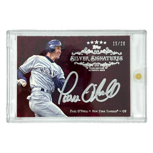 TOPPS MLBカード FIVE STAR SILVER SIGNATURES PAUL O'NEILL NEW YORK YANKEES 15/20 #FSSS-PO 中古 IT1
