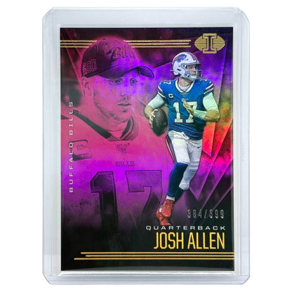 PANINI NFLカード ILLUSIONS JOSH ALLEN BUFFALO BILLS /399 #52 中古 IT1