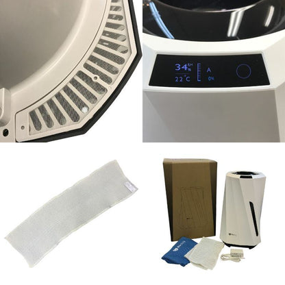 Airdog moi 気化式加湿器 ホワイト オゾンで除菌 カビ抑制 上から給水 H5 AIR-MI-P1W210 中古 T1