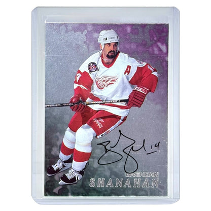 In The Game NHLカード BE A PLAYER BRENDAN SHANAHAN DETROIT RED WINGS #195 中古 IT1